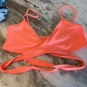 L*Space Coral Bikini Top
